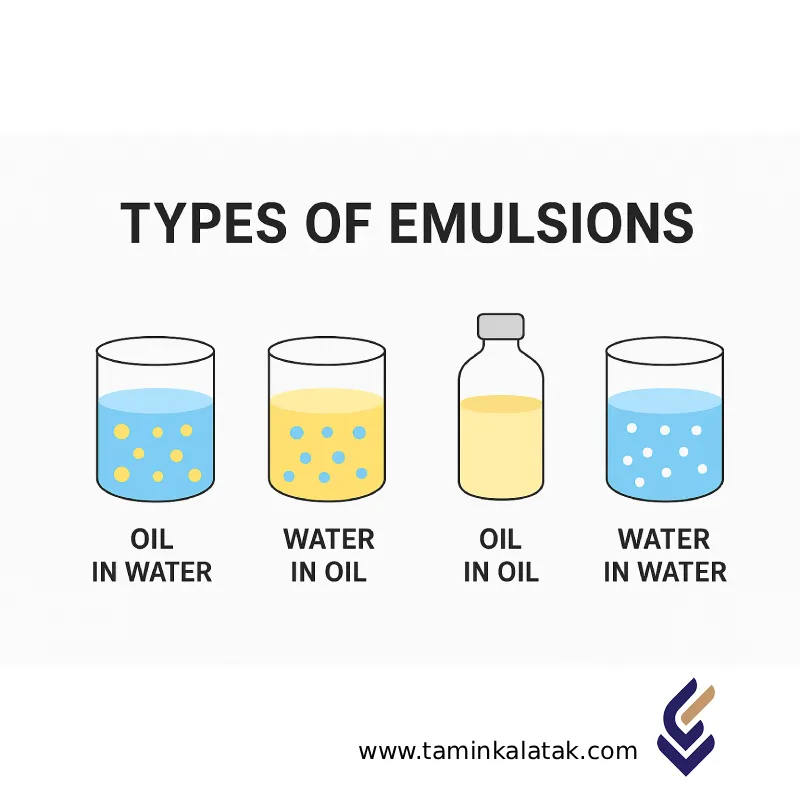 Типы эмульсий